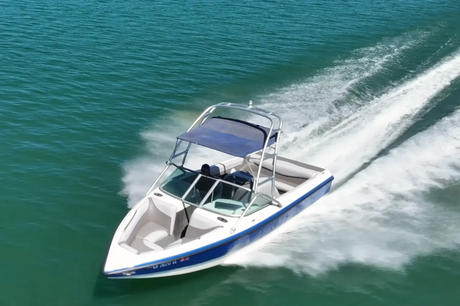 Centurion T-5 wakeboard boat rental at Silverthorn Resort, Shasta Lake